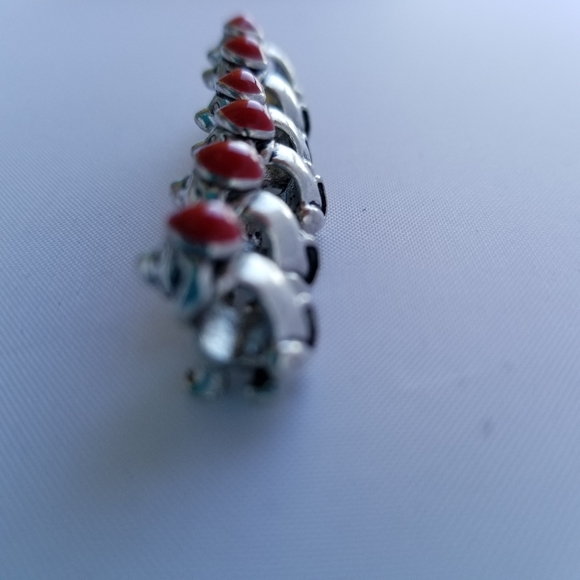 Santa Christmas Hat Dogs Puppies Beads Charm Lot - Picture 4 of 8